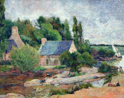 Washerwomen at Pont-Aven by Paul Gauguin